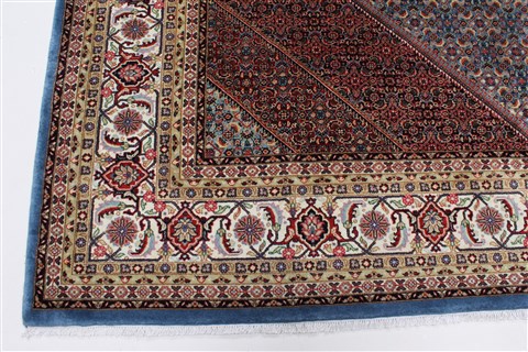 Mahi Blue Hand Knotted 85 X 117 Area Rug 250-26080 Image 5