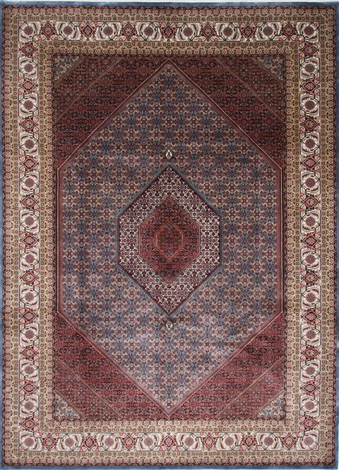Mahi Blue Hand Knotted 85 X 117 Area Rug 250-26080 Image 0