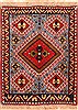 Yalameh Blue Hand Knotted 20 X 27  Area Rug 253-26081 Thumb 0