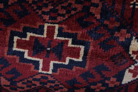 Kunduz Red Runner Hand Knotted 24 X 65 Area Rug 250-26084 Image 6