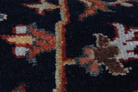 Serapi Blue Runner Hand Knotted 26 X 511 Area Rug 250-26085 Image 8