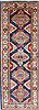 Kazak Beige Runner Hand Knotted 110 X 55 Area Rug 250-26089 Thumb 0