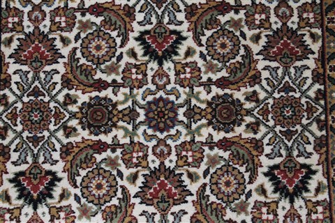 Herati Beige Runner Hand Knotted 26 X 58 Area Rug 250-26091 Image 5