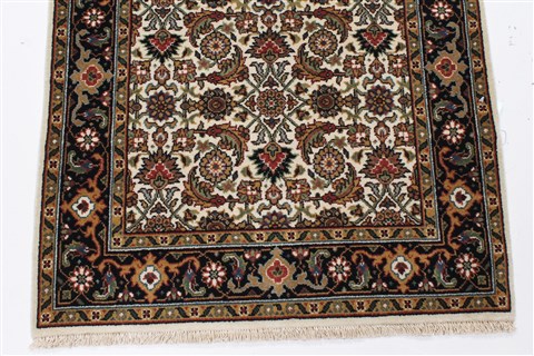 Herati Beige Runner Hand Knotted 26 X 58 Area Rug 250-26091 Image 6