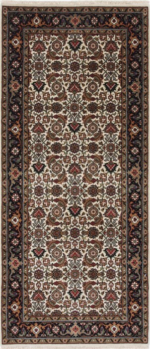 Herati Beige Runner Hand Knotted 26 X 58 Area Rug 250-26091 Image 0