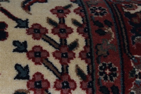 Tabriz Beige Runner Hand Knotted 28 X 61 Area Rug 250-26094 Image 7