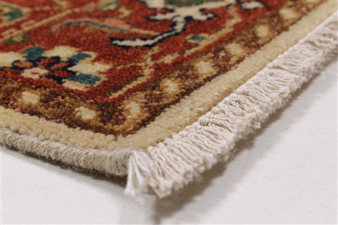 Serapi White Runner Hand Knotted 26 X 61 Area Rug 250-26095 Image 6