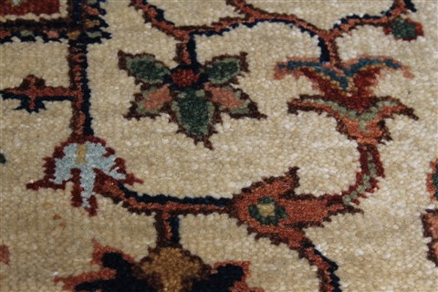 Serapi White Runner Hand Knotted 26 X 61 Area Rug 250-26095 Image 7