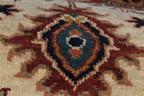 Serapi White Runner Hand Knotted 26 X 61 Area Rug 250-26095 Image 8