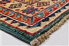 Kazak Beige Runner Hand Knotted 111 X 59 Area Rug 250-26098 Thumb 5
