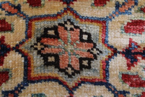 Kazak Red Runner Hand Knotted 111 X 58 Area Rug 250-26099 Image 6