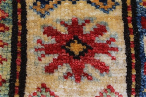 Kazak Red Runner Hand Knotted 111 X 58 Area Rug 250-26099 Image 7