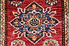Kazak Red Runner Hand Knotted 111 X 58  Area Rug 250-26099 Thumb 2