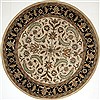 Jaipur Beige Round Hand Tufted 80 X 80  Area Rug 300-26102 Thumb 0