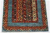 Pishavar Multicolor Hand Knotted 27 X 66 Area Rug 250-26103 Thumb 3
