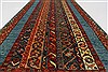 Pishavar Multicolor Hand Knotted 27 X 66 Area Rug 250-26103 Thumb 9