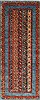 Pishavar Multicolor Hand Knotted 27 X 66 Area Rug 250-26103 Thumb 0