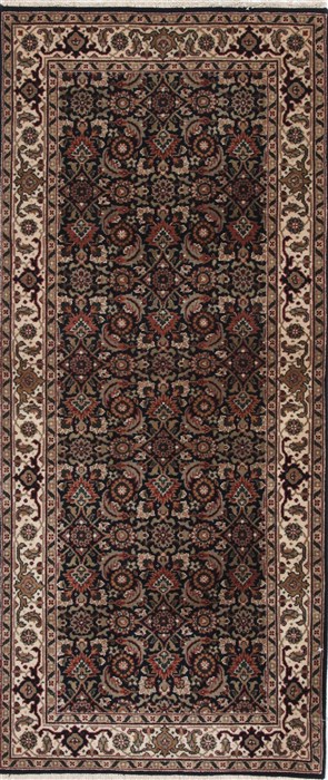 Herati Beige Runner Hand Knotted 26 X 59  Area Rug 250-26107 Image 0