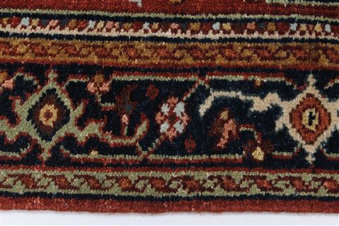 Serapi Brown Runner Hand Knotted 26 X 60 Area Rug 250-26114 Image 15