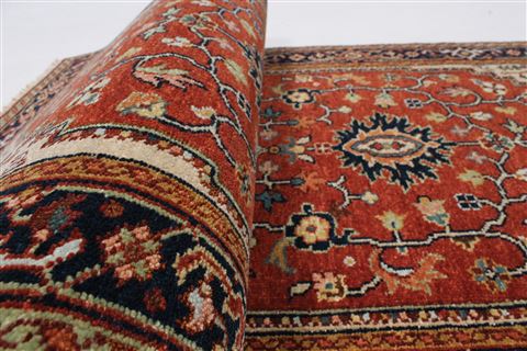 Serapi Brown Runner Hand Knotted 26 X 60 Area Rug 250-26114 Image 1