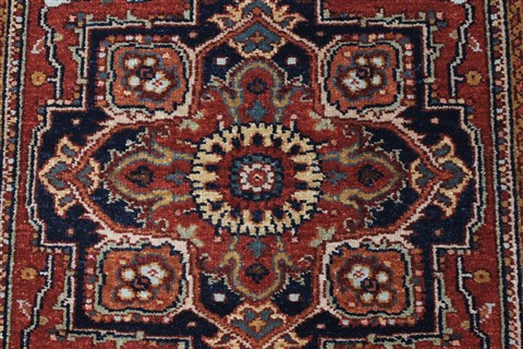 Serapi Brown Runner Hand Knotted 26 X 60 Area Rug 250-26114 Image 5