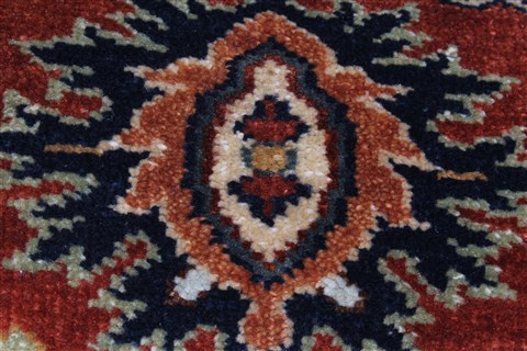 Serapi Brown Runner Hand Knotted 26 X 60 Area Rug 250-26114 Image 8