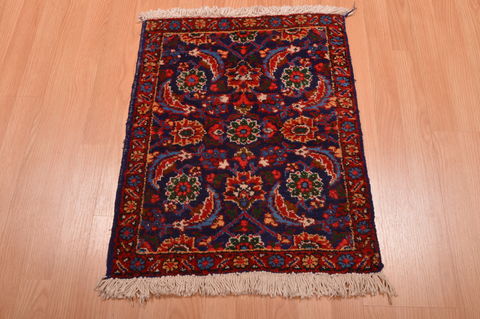 Kerman Red Hand Knotted 111 X 24  Area Rug 100-26117 Image 1