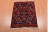 Kerman Red Hand Knotted 111 X 24  Area Rug 100-26117 Thumb 1