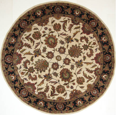 Jaipur Beige Round Hand Tufted 80 X 80  Area Rug 300-26118 Image 0