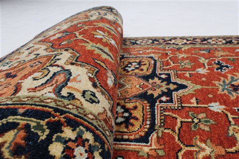 Serapi Brown Runner Hand Knotted 25 X 61 Area Rug 250-26124 Image 10