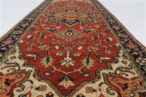 Serapi Brown Runner Hand Knotted 25 X 61 Area Rug 250-26124 Image 2