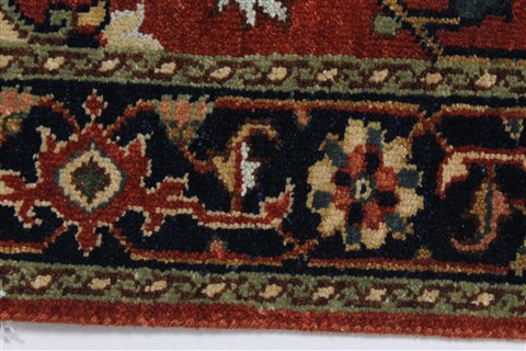 Serapi Brown Runner Hand Knotted 25 X 61 Area Rug 250-26124 Image 3