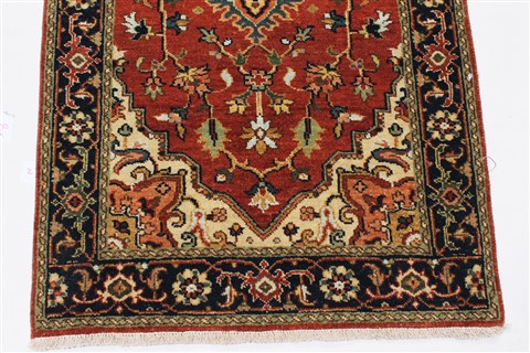 Serapi Brown Runner Hand Knotted 25 X 61 Area Rug 250-26124 Image 5