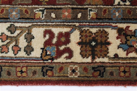 Semnan Beige Runner Hand Knotted 26 X 510 Area Rug 250-26132 Image 2