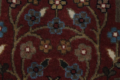 Semnan Beige Runner Hand Knotted 26 X 510 Area Rug 250-26132 Image 6