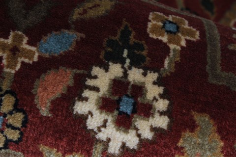 Semnan Beige Runner Hand Knotted 26 X 510 Area Rug 250-26132 Image 7