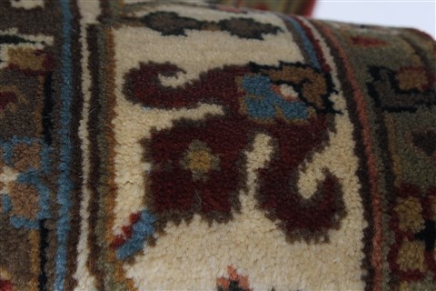 Semnan Beige Runner Hand Knotted 26 X 510 Area Rug 250-26132 Image 8
