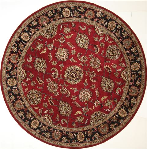 Jaipur Red Round Hand Tufted 80 X 80  Area Rug 300-26137 Image 0