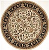 Jaipur Beige Round Hand Tufted 80 X 80  Area Rug 300-26139 Thumb 0