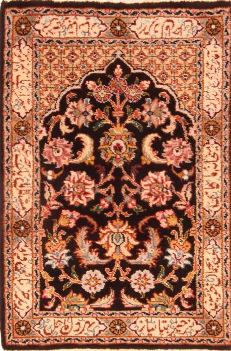 Tabriz Yellow Hand Knotted 110 X 28  Area Rug 253-26140 Image 0