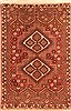 Afshar Red Hand Knotted 110 X 29  Area Rug 253-26143 Thumb 0