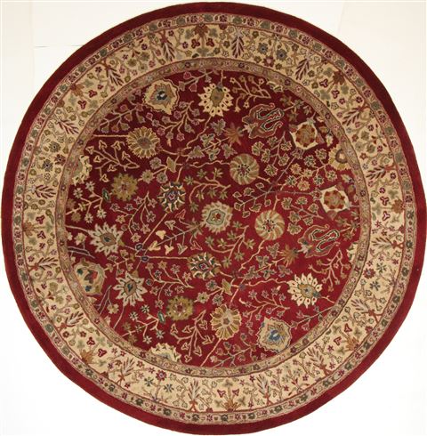 Jaipur Red Round Hand Tufted 711 X 711  Area Rug 300-26154 Image 0