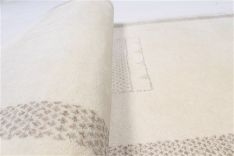 Gabbeh Grey Runner Hand Knotted 26 X 60 Area Rug 250-26169 Image 10