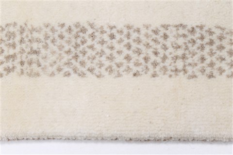 Gabbeh Grey Runner Hand Knotted 26 X 60 Area Rug 250-26169 Image 3