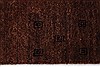 Gabbeh Brown Runner Hand Knotted 28 X 61 Area Rug 250-26173 Thumb 3