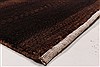 Gabbeh Brown Runner Hand Knotted 28 X 61  Area Rug 250-26173 Thumb 6