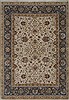 Isfahan Beige Hand Knotted 91 X 130  Area Rug 250-26177 Thumb 0