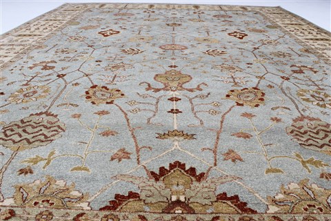 Ziegler Beige Hand Knotted 90 X 120 Area Rug 250-26178 Image 1