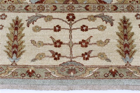 Ziegler Beige Hand Knotted 90 X 120 Area Rug 250-26178 Image 2
