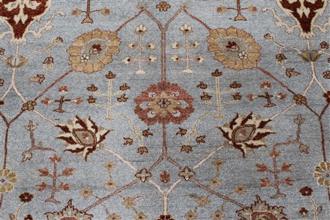 Ziegler Beige Hand Knotted 90 X 120 Area Rug 250-26178 Image 3